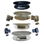 Car Front Sun Visor Makeup Mirror Plastic Cover Sunshade Lid Replacement For BMW Mini Cooper R55 R56 Interior Accessories
