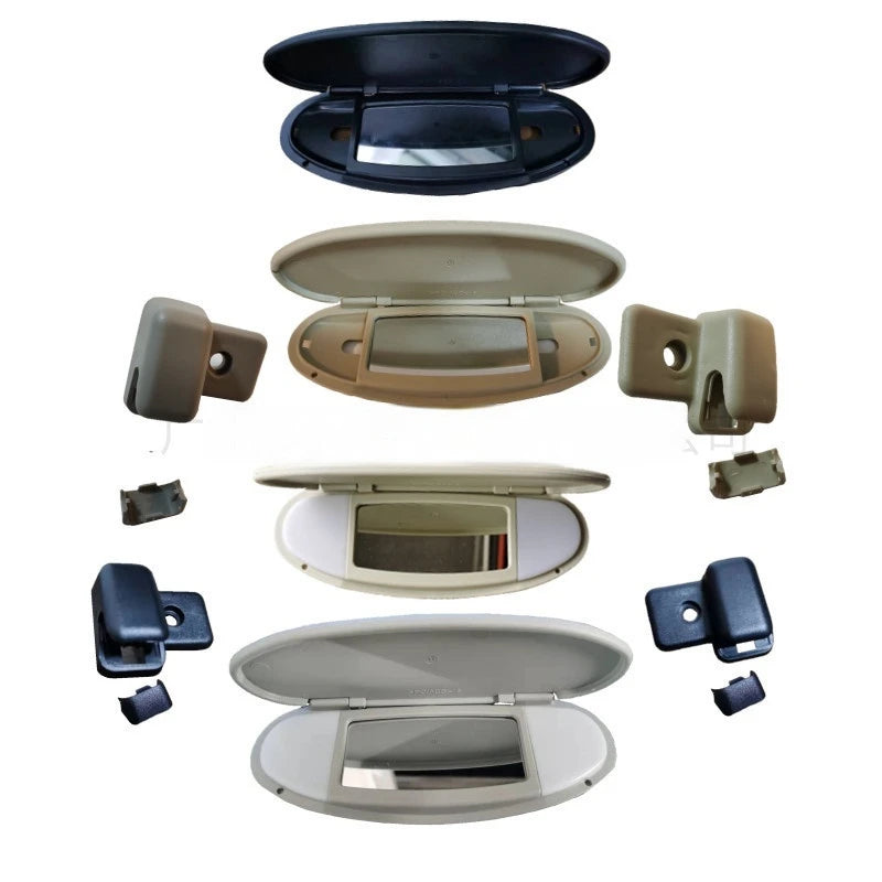 Car Front Sun Visor Makeup Mirror Plastic Cover Sunshade Lid Replacement For BMW Mini Cooper R55 R56 Interior Accessories