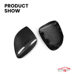 Real Dry Carbon Fiber Car Door Side Accessories Rearview Mirror Cover Caps For Mercedes Benz W177 W118 OEM Style 2019-IN