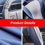 For XPeng Xiao Peng G6 2023 2024 2025 Car Steering Wheel Cover Leather Non-slip Auto Interior Accessories