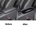 For Mercedes Benz A B GLA CLA Class W176 X156 C117 W246 2013-2019 ABS Car Center Console Armrest Box Panel Sticker Trim Cover