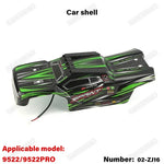 9522 PRO Remote Control Car Parts Swing Arm, Pull Rod, Steering Cup, Tire, Chassis, Tran detail view