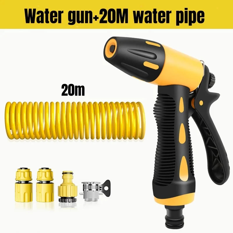 Telescopic Water Pipe with High-pressure Nozzle | Car Washing Tool Set for Pressure C alternate view