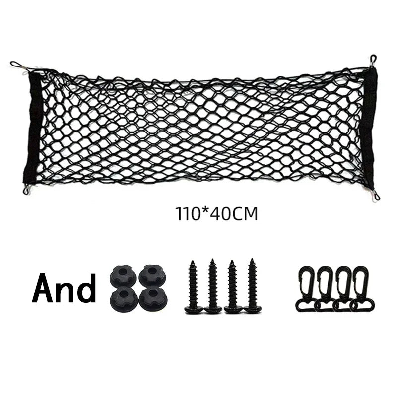 Car Trunk Elastic Cargo Net Nylon Mesh Organizer lifestyle view