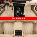 YOGOOGE Custom Car Floor Mats For BMW X3 E83 F25 G01 F97 Auto Carpets Foot Coche Accessorie