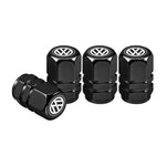 4Pcs Metal Car Tire Valve Caps for VW Models | Dust-Proof Tire Stem Covers detail view