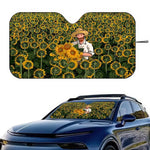 Starry Night Van Gogh Art Windshield Sun Shade | Car SUV Truck Front Window Protector alternate view