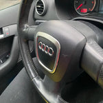Aluminum Car Steering Wheel Frame Trim Cover For Audi Q5 Q7 A3 S3 8P A4 B6 B7 B8 A5 B8 A6 C7 Protection Cover Sticker