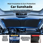 Car Windshield Sun Shade Universal Front Window Sun Visor UV Resistant Heat Insulatio lifestyle view