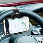 Universal Car Steering Wheel Phone Holder Telescopic Clip alternate view