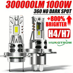 H7 H4 LED Canbus Headlight Bulb 1000W Ultra Powerful Spotlight Motorcycle Lamp Ampoule LED H7 High P