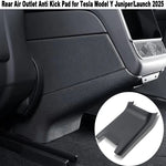 Rear Air Outlet Anti Kick Pad for Tesla Model Y Juniper/Launch 2025 TPE Rear Central Control Screen Protector Cover Accessories