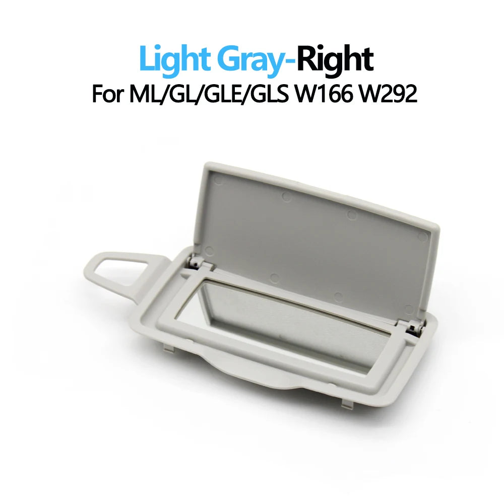 W166 W292 Car Sun Shade Visor Makeup Cosmetic Mirror Cover For Mercedes Benz ML GL GLE GLS Class ML300 ML350 ML400 GL350 GL400