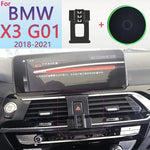 Magnetic Car Phone Holder for BMW X3 G01 2018 2019 - 2021 15W Wireless Charging Phone Stand MagSafe Base Car Cell Phone Holder