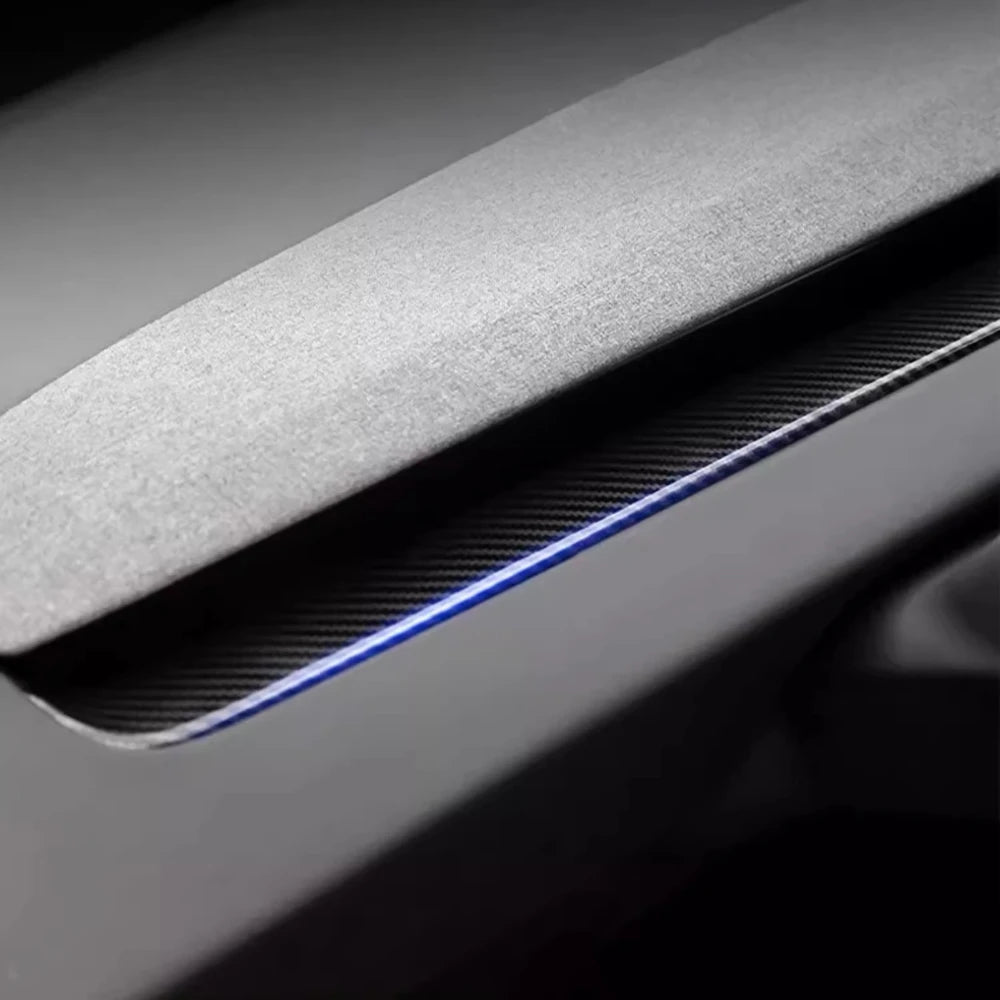 Front Center Console Dashboard Cover Inner Panel Decorative Trim For Tesla Model 3 Highl detail view