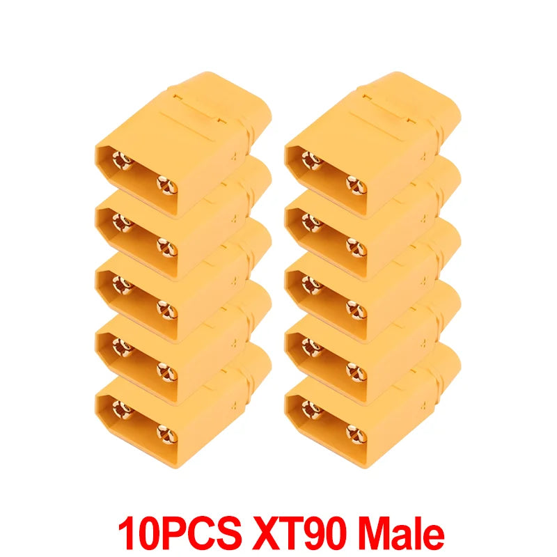 XT90 Plugs Male Female Connectors Copper Bullet Wire Connectors Welding Terminal Power P detail view