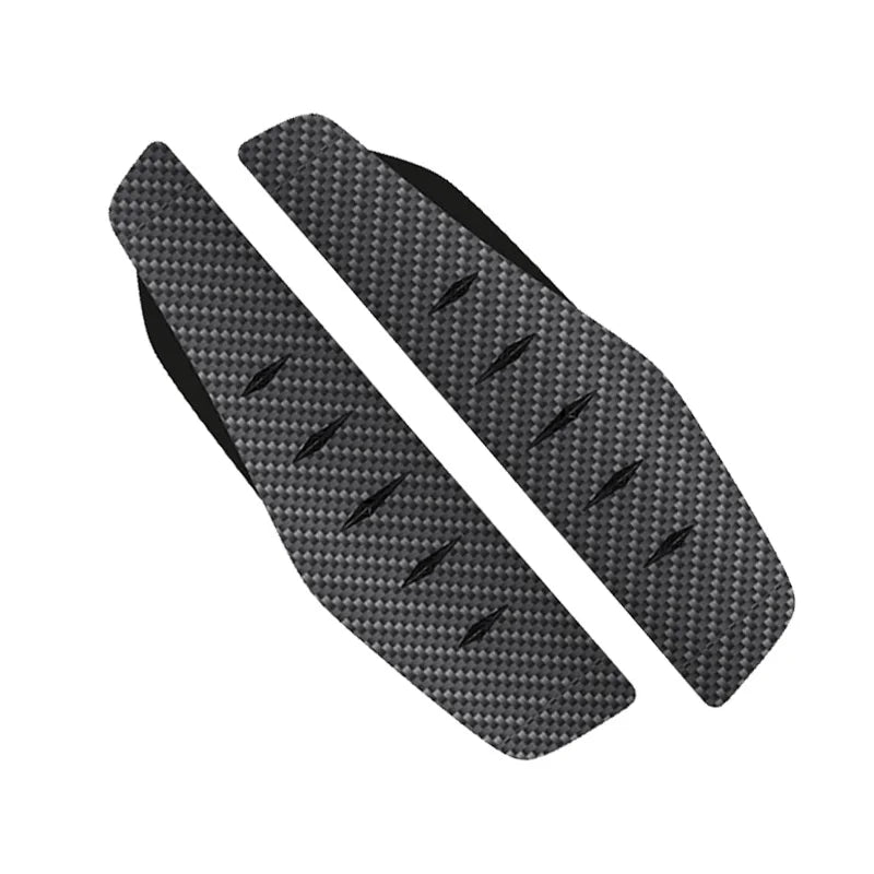 2pcs Car Rearview Mirror Rain Eyebrow Visor Spoiler Carbon Fiber Car Rearview Side Snow Sun Visor Rain Cover Car Mirror Accessor
