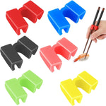 6PCS Reusable Training Chopsticks Helpers Right Left Handed Non-Slip Reusable and Replaceable for Ad