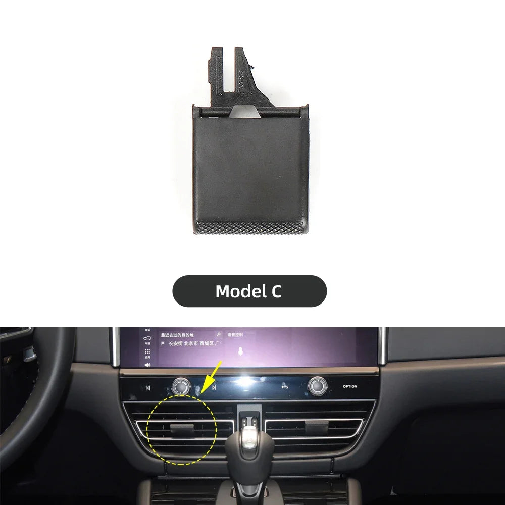 95B819110D Car Front Rear AC Air Vent Outlet Tab Clip Repair Kit Air Conditioning Vent Outlet Clip For Porsche Macan 2018-2021