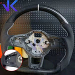 Carbon Fiber Customized Steering Wheel leather Alcantara For Tiguan Passat VW Golf MK7 7.5 GTI GTD GTE 2013-2020 GTI