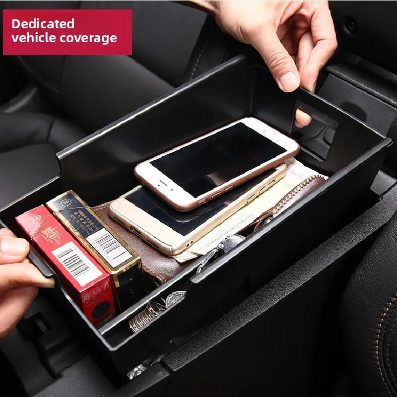 For Chevrolet Equinox 2018~2025 Car Center Console Armrest Box Storage Tray Sundries Tidying Organizer Case Interior Accessories