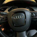 Aluminum Car Steering Wheel Frame Trim Cover For Audi Q5 Q7 A3 S3 8P A4 B6 B7 B8 A5 B8 A6 C7 Protection Cover Sticker