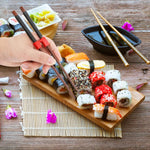 6PCS Reusable Training Chopsticks Helpers Right Left Handed Non-Slip Reusable and Repl close-up view