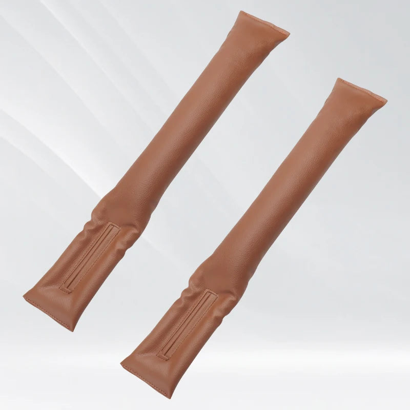 2Pcs Leather Car Seat Gap Filler Side Seam Plug Strip
