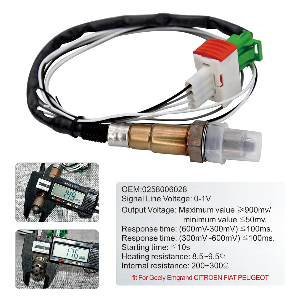 2 in 1 Racing Gauge 52mm Digital Car Gauge AFR with Narrowband O2 Oxygen Sensor Air F lifestyle view