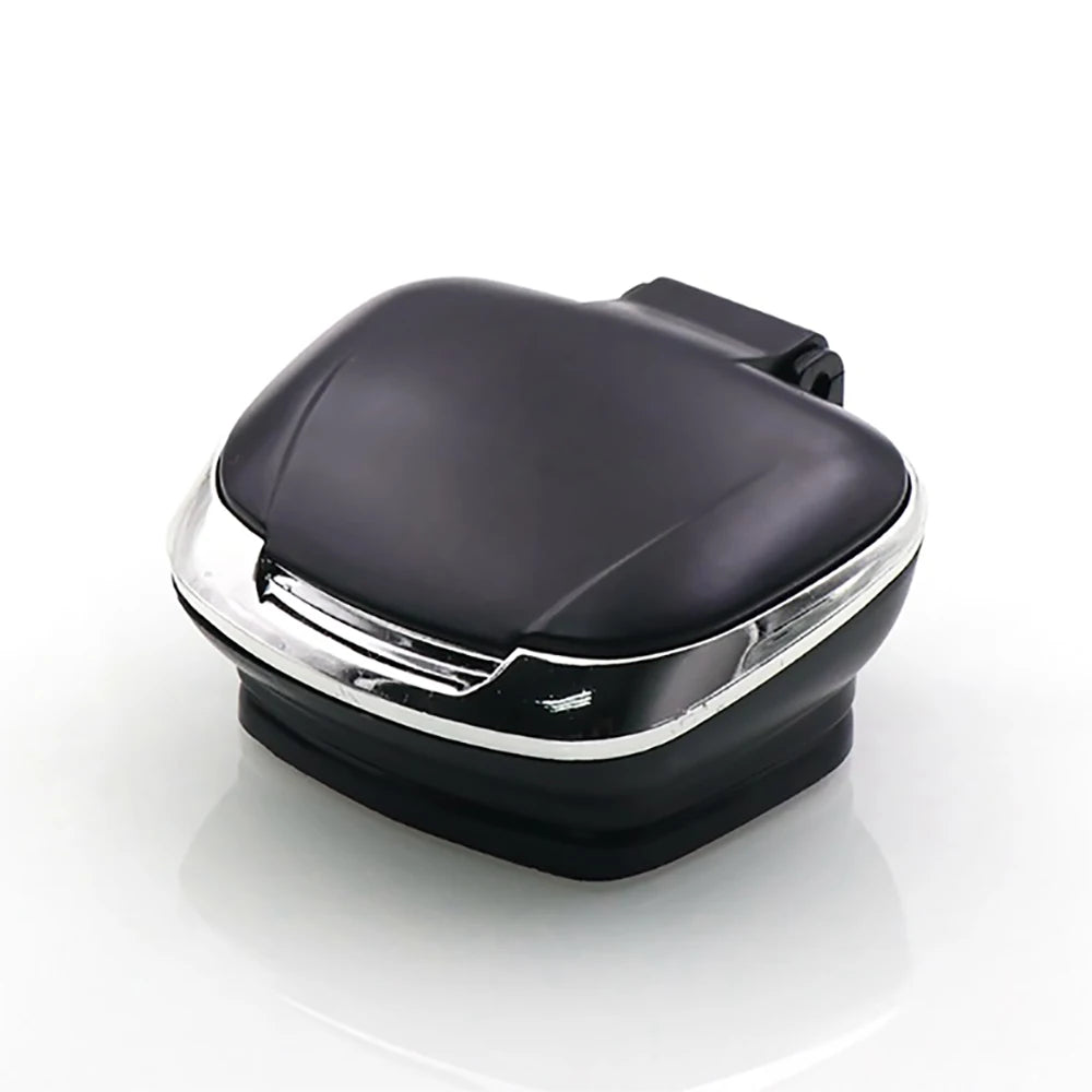 Car Ashtray with LED Light Auto Ashtray Cigarette Flame Retardant Smoke Ash Holders C alternate view
