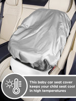 1PC Baby Car Seat Sun Shade Cover Blocks Out Heat & Sun UV Covers Universal Baby Travel detail view