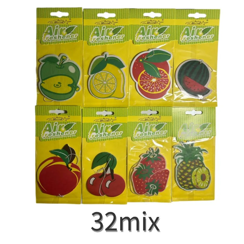 Car Air Freshener Paper Cones | Natural Scented Tea Paper Hanging Perfume for Cars additional angle