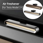 Car Air Freshener for Tesla Model 3 Y | Dashboard Perfume & Interior Decor close-up view