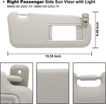 Car Sun Visor For Mazda 3 Mazda3 2010 2011 2012 2013 Left Driver Sun Shade Right Side Sunshade Panel Replacement BBM2 69 320C 75
