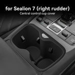 Cup Holder Insert for BYD Sealion 7/Seal 07 2024 Silicone Center Console Coaster Mat Anti-Slip Water