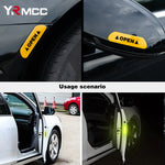 4PCS Reflective Car Door Opening Warning Reflector Tape alternate view