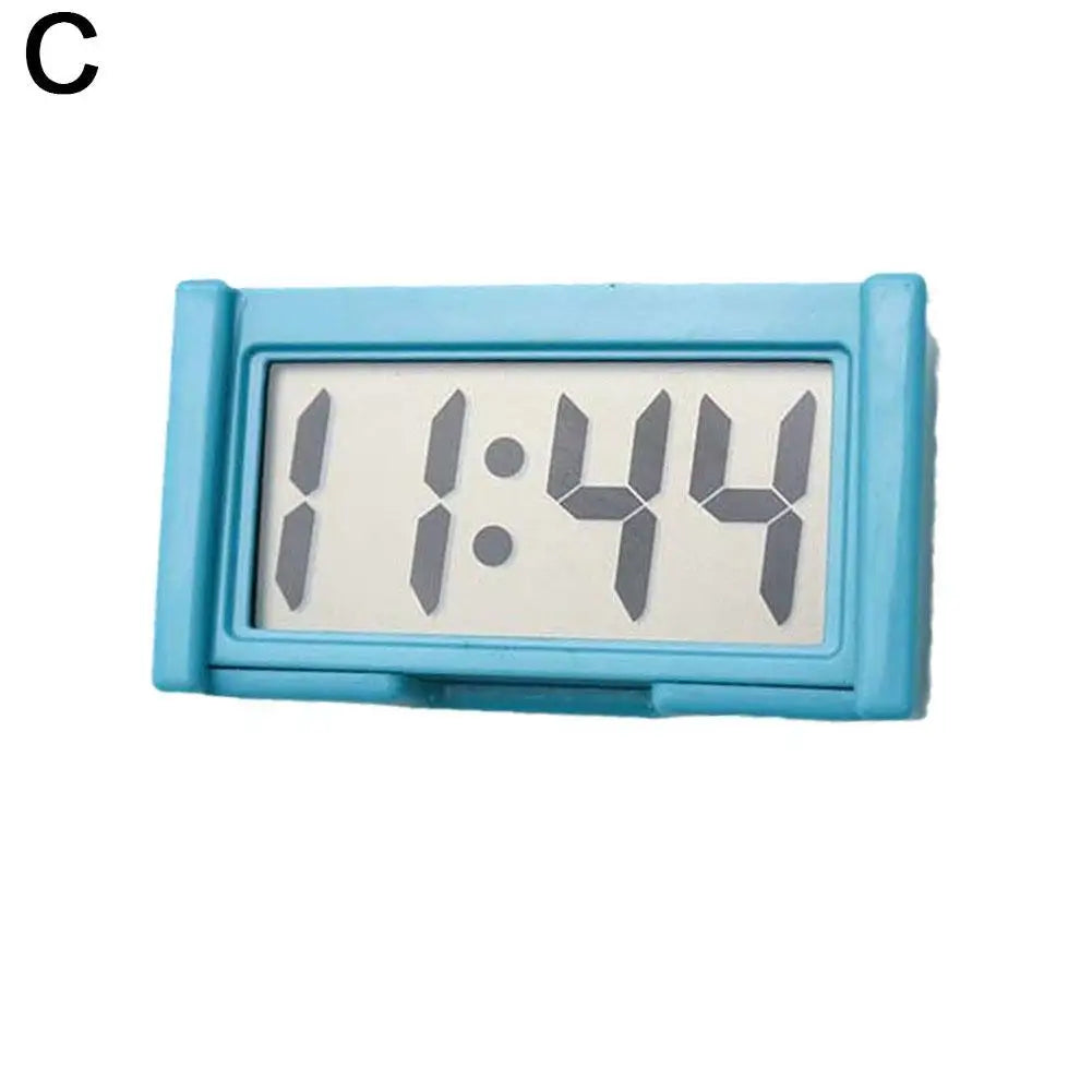 Car Dashboard Digital Clock Square Self Adhesive lifestyle view