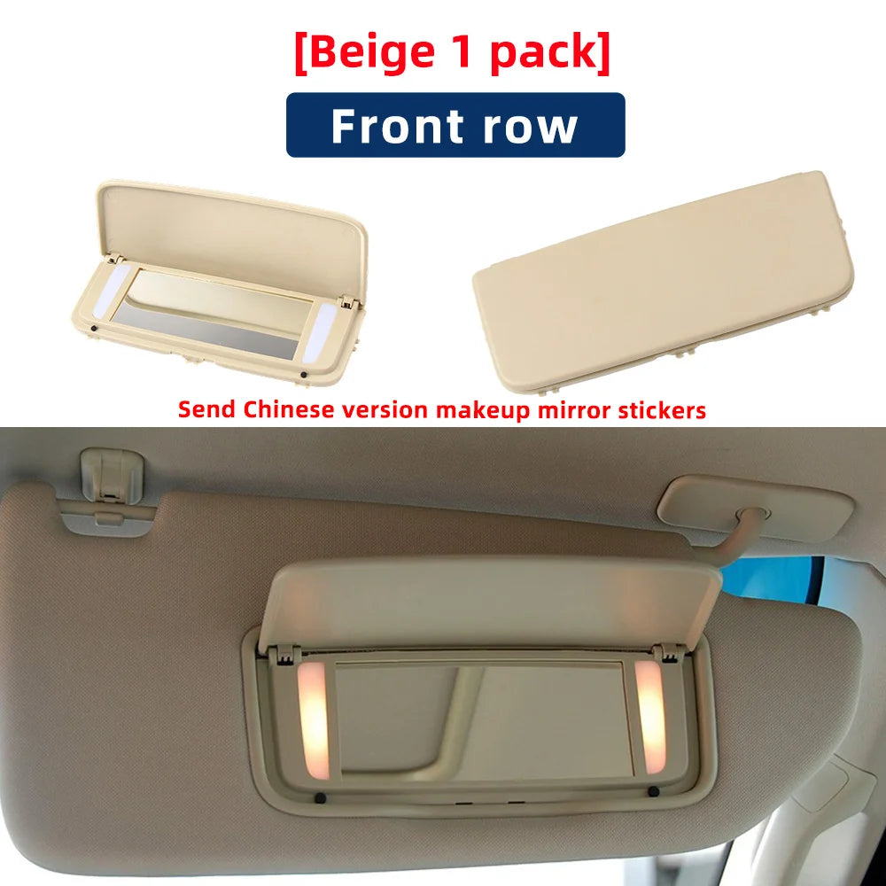 For Volvo Sun Visor Makeup Mirror Glass Cover Light Lamp Cap Lid For XC60 XC90 S80 XC70 V70 Car Roof Sunvisor