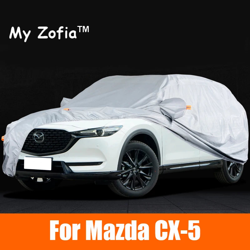 Full Car Cover for Mazda CX-5 2022-2025 | Outdoor Sun Rain Snow Dust Protection