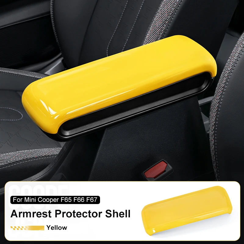 Car Center Console Stowing Tidying Armrest Box Panel Trim Cover For MINI COOPER S F66 F6 detail view