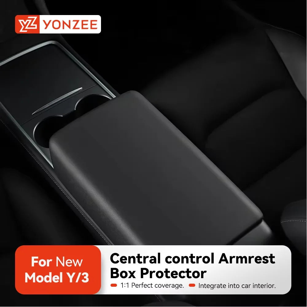 YZ For Tesla Model YL Y 3 Highland Juniper Armrest Pad Anti-fouling Center Console Box Cover Aanti-scratch 2026 Car Accessories