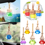 Car Aromatherapy Fragrance Pendent Bottle Perfume Diffuser Long-lasting Fragrance Air Freshener Car