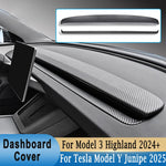 Front Center Console Dashboard Cover Inner Panel Decorative Trim For Tesla Model 3 Highland 2024+/ M