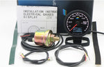 62mm GReddi LCD Digital Display Car Gauge | Oil Pressure, Temperature, Voltmeter & Boo close-up view