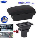 Armrest Box For Toyota Yaris Vitz 5dr Hatchback 1998-2011 2005 2006 2007 2008 2009 2010 Car Central Storage Box Car Accessories
