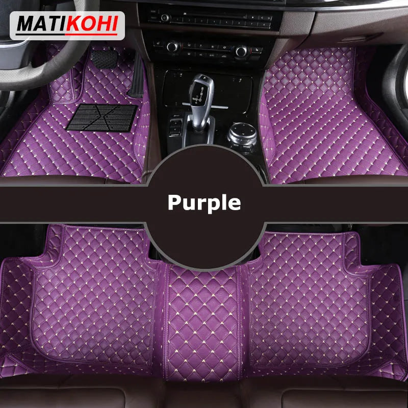 MATIKOHI Custom Car Floor Mats For Citroen C5 2th 3th Auto Carpets Foot Coche Accessorie