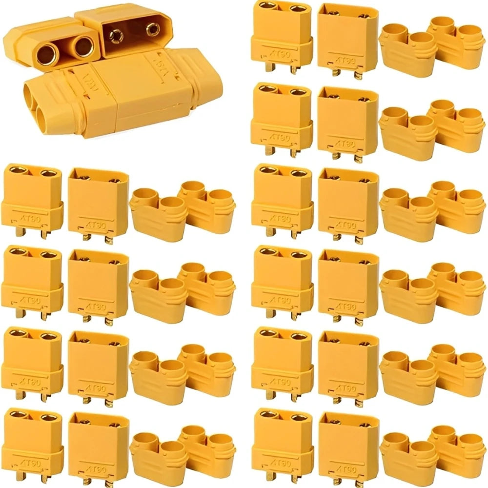 XT90 Male Female Copper Bullet Wire Connectors for RC Lipo Battery alternate view