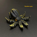 1pc Banana-Inspired Jointed Octopus Car Dashboard Ornament Sculpture, Colorful Car Ornament Collectible, Unique Banana Design