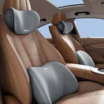 Car Universal Headrest Lumbar Memory Foam Cervical Lumbar Support Car Headrest Backre lifestyle view