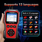 2026 KONNWEI KW331 Professional Car Battery Tester 6V 12V 24V AMG/EFB/GEL Battery Cra lifestyle view